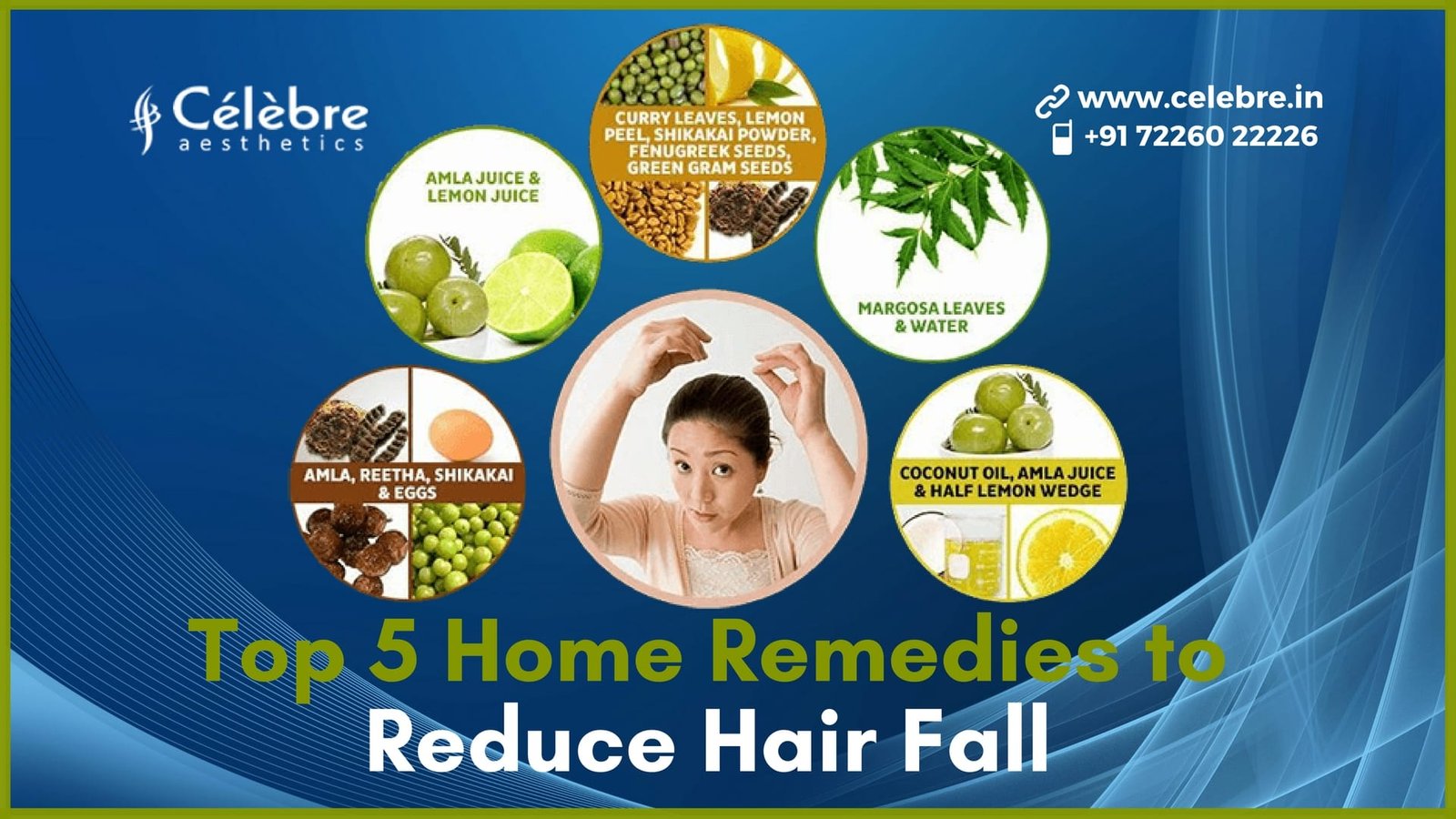 Top 5 Home Remedies To Reduce Hair Fall Celebre